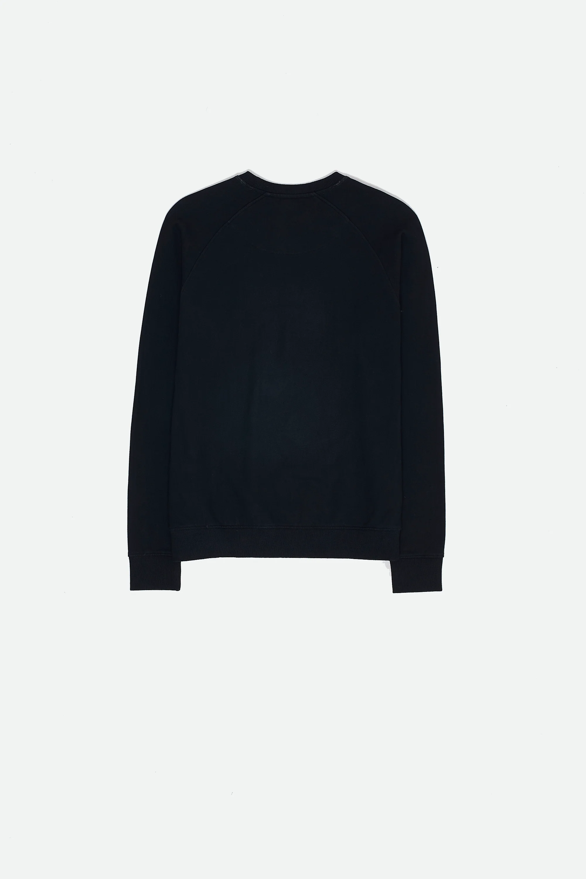 Black Solid Ungendered Organic Cotton Sweatshirt - Image 3