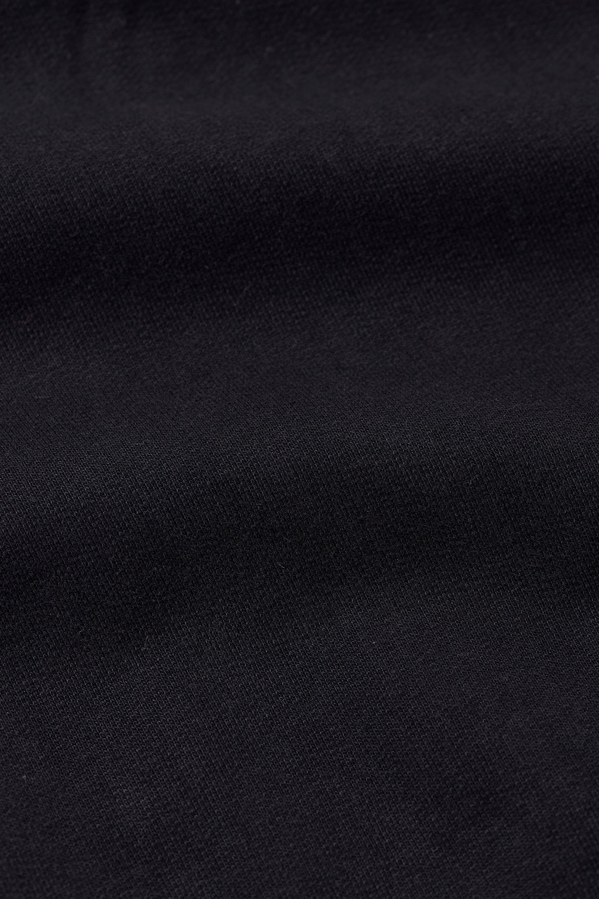 Black Solid Ungendered Organic Cotton Sweatshirt - Image 5