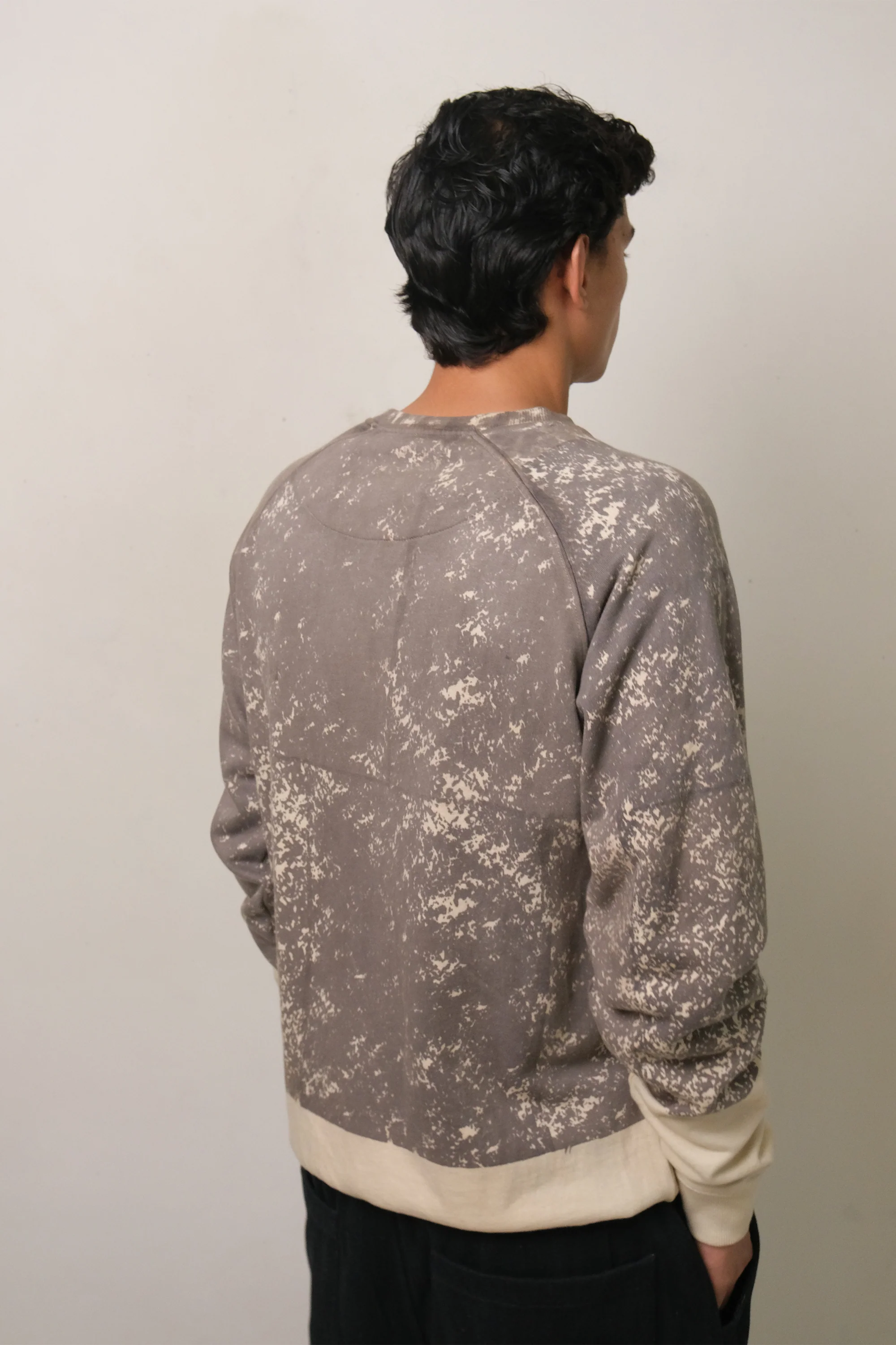 Charcoal Screen Printed Sweatshirt - Image 5