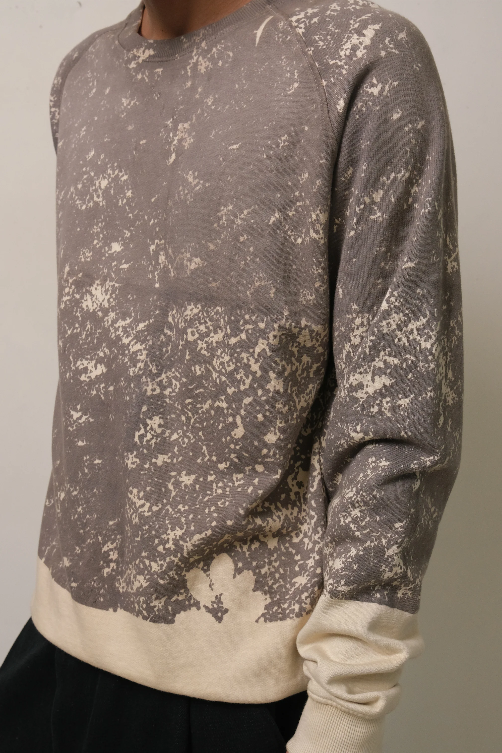Charcoal Screen Printed Sweatshirt - Image 6