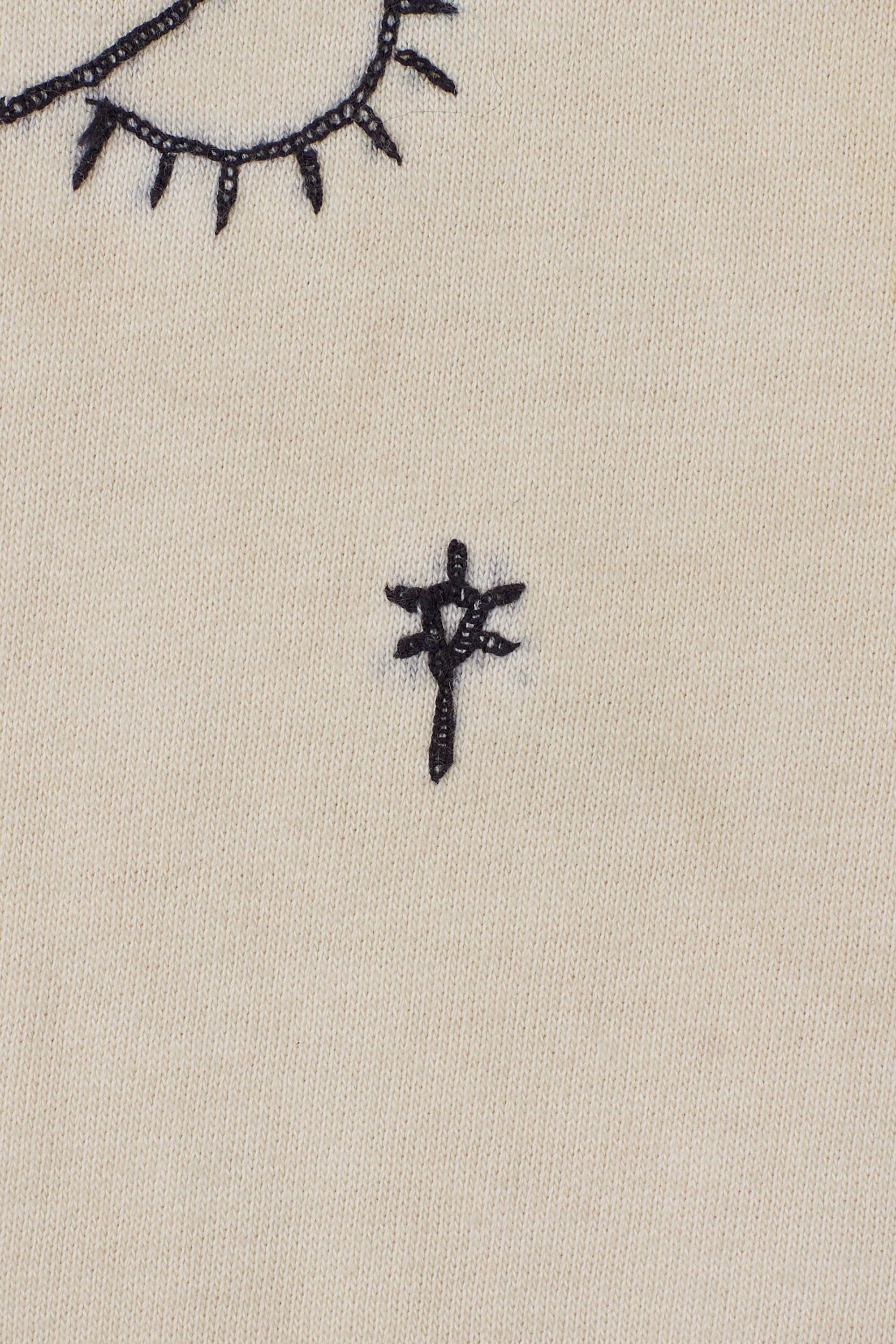 Hand Embroidered Cotton Sweatshirt - Image 6