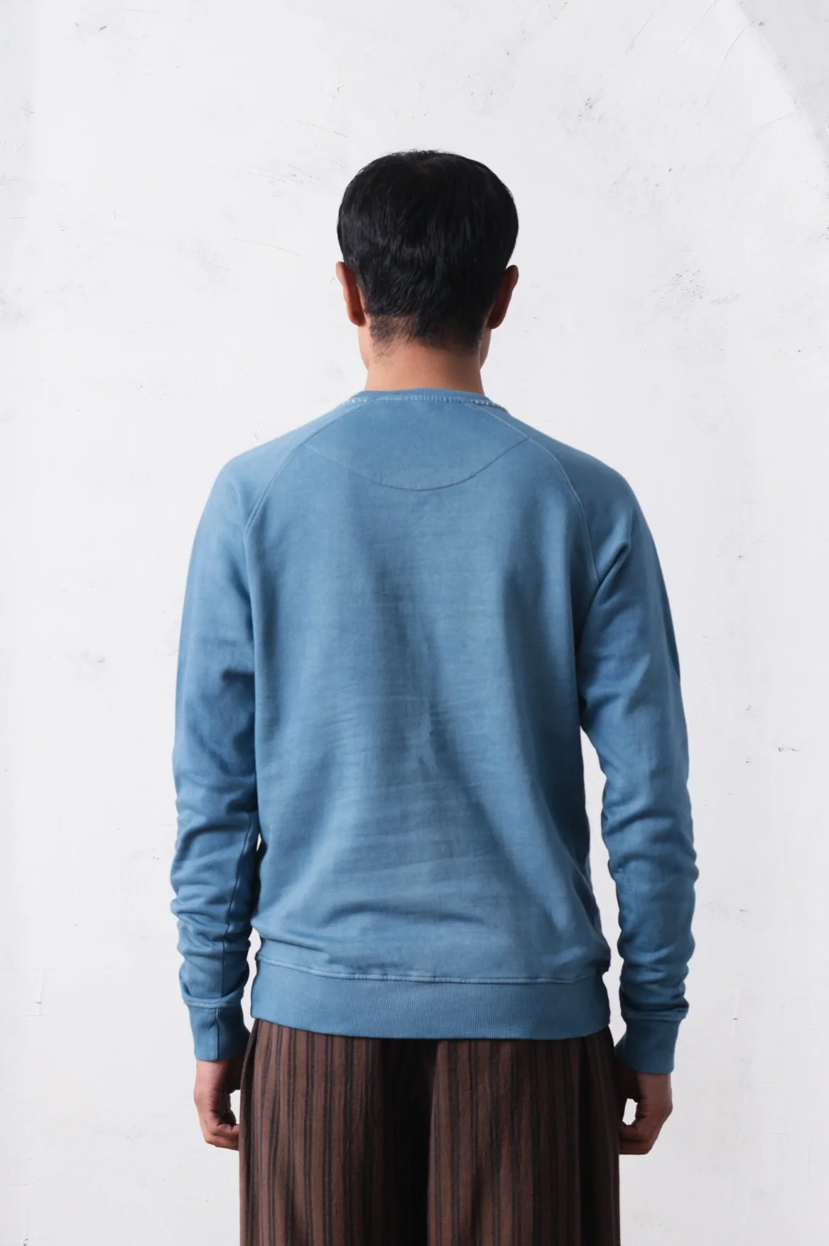 Powder Blue Cotton Sweatshirt - Image 5