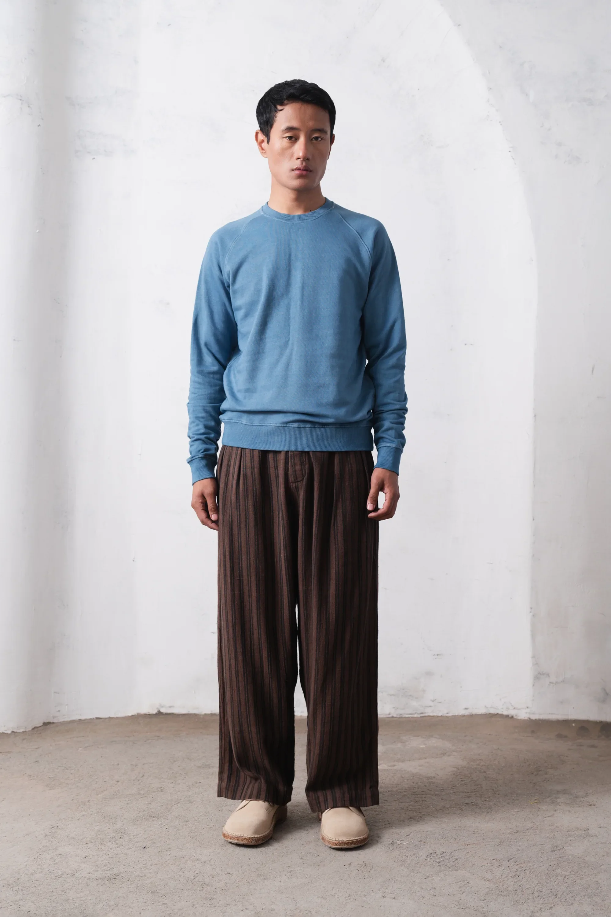 Powder Blue Cotton Sweatshirt - Image 7